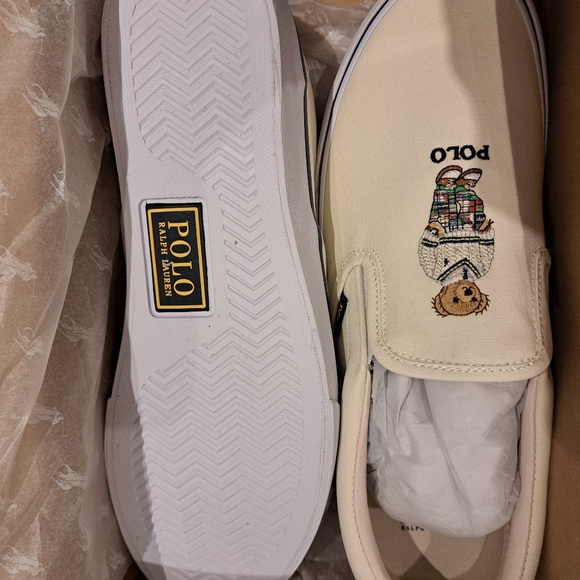 Ralph Lauren Polo Bear Shoes sz 12 - Picture 1 of 3